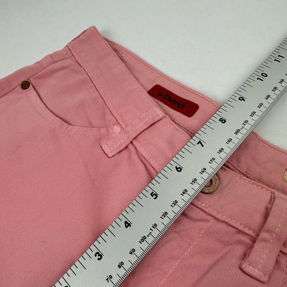 AG Adriano Goldschmied The Dietrich Flare Jeans Womens 26R Pink Low Rise Stretch